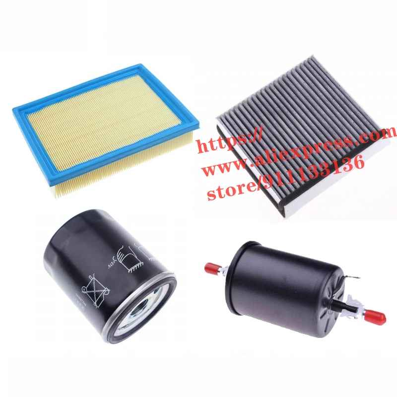 

4pcs/set Filter Set for MG 350 MG 5 1.5L Air Filter&Oil Filter&Cabin Filter& Diesel Filter
