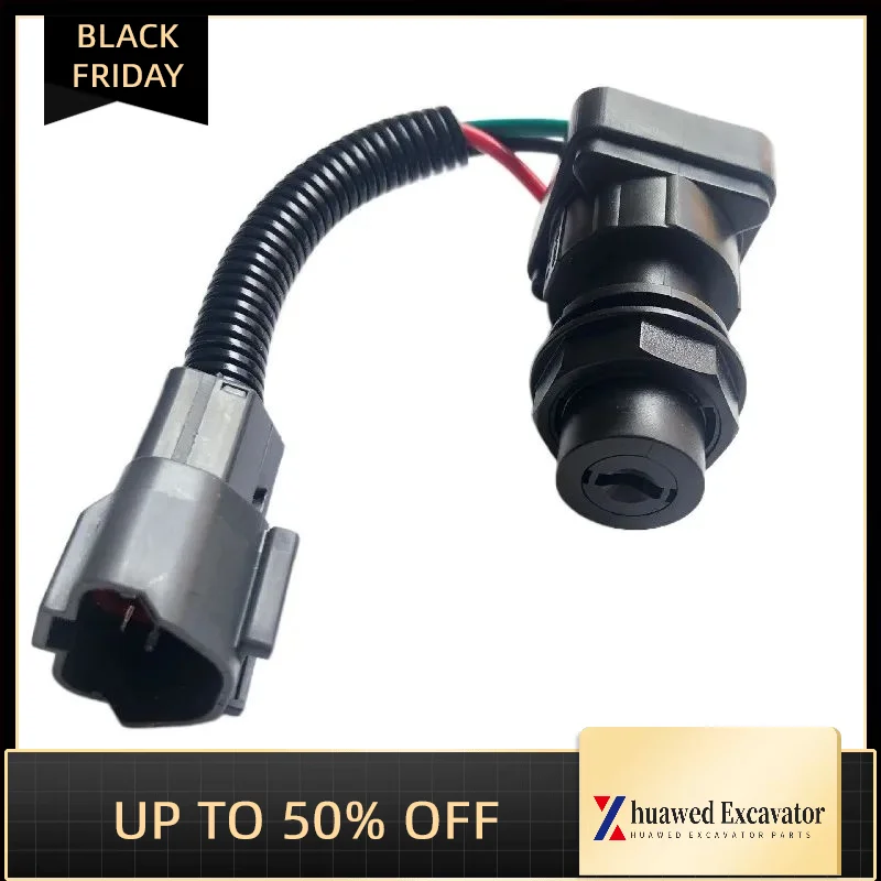 Детали экскаватора для выключателя зажигания Φ Kubota Svl75 Svl75c Svl90 Svl95 Kx018 Kx057 Kx41 U25 U27 U35