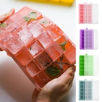 15 grids ice cube ice mould tray silicone maker mini ice tray diy making small square shape frozen bar tools durable easy clean