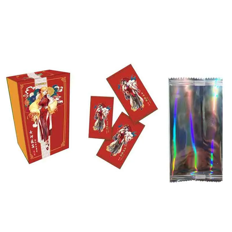 

12/24/48BOX Anime Beauties Goddess Story Collection Cards Children Anime Peripheral Character Collection Kid's Gift Playing Card