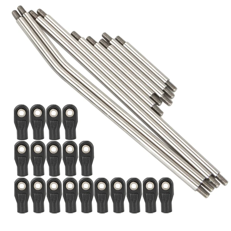 LCG Балка Frame Тяга из нержавеющей стали для шасси 1/10 RC Crawler Axial SCX10 Capra Rails Комплект