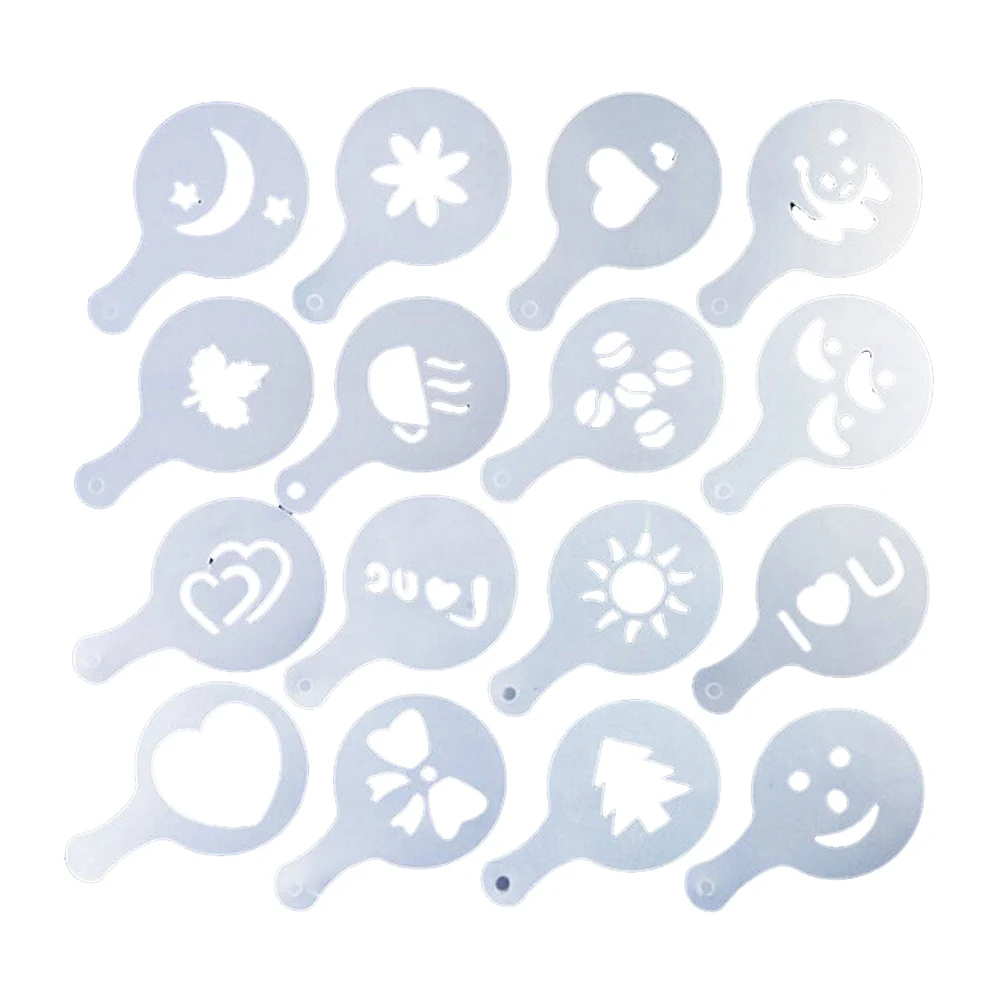 

Трафареты для кофейного кофе, трафареты для рисования кофе