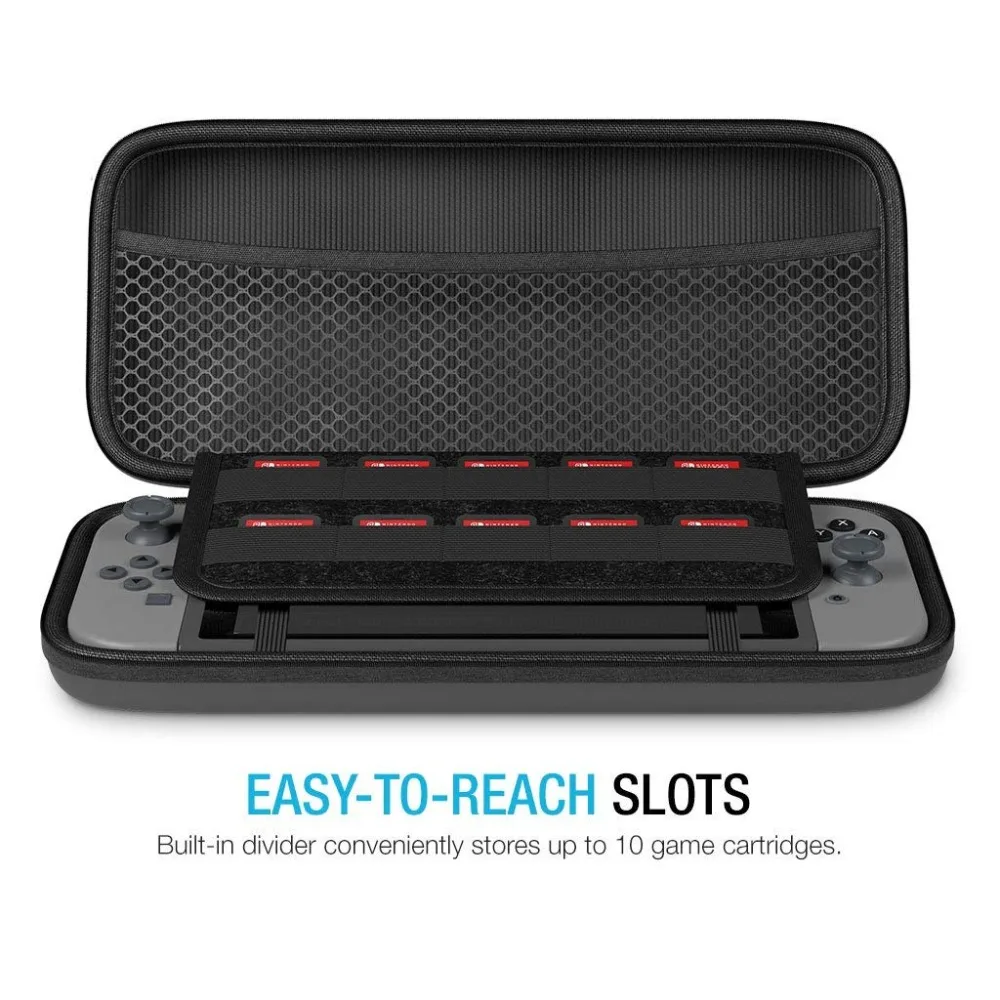 Портативная сумка для хранения NS Switch чехол переноски Жесткая Сумка из ЭВА корпус