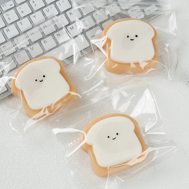 Kawaii тост сыр сжимаемые игрушки медленный отскок игрушка для снятия стресса
