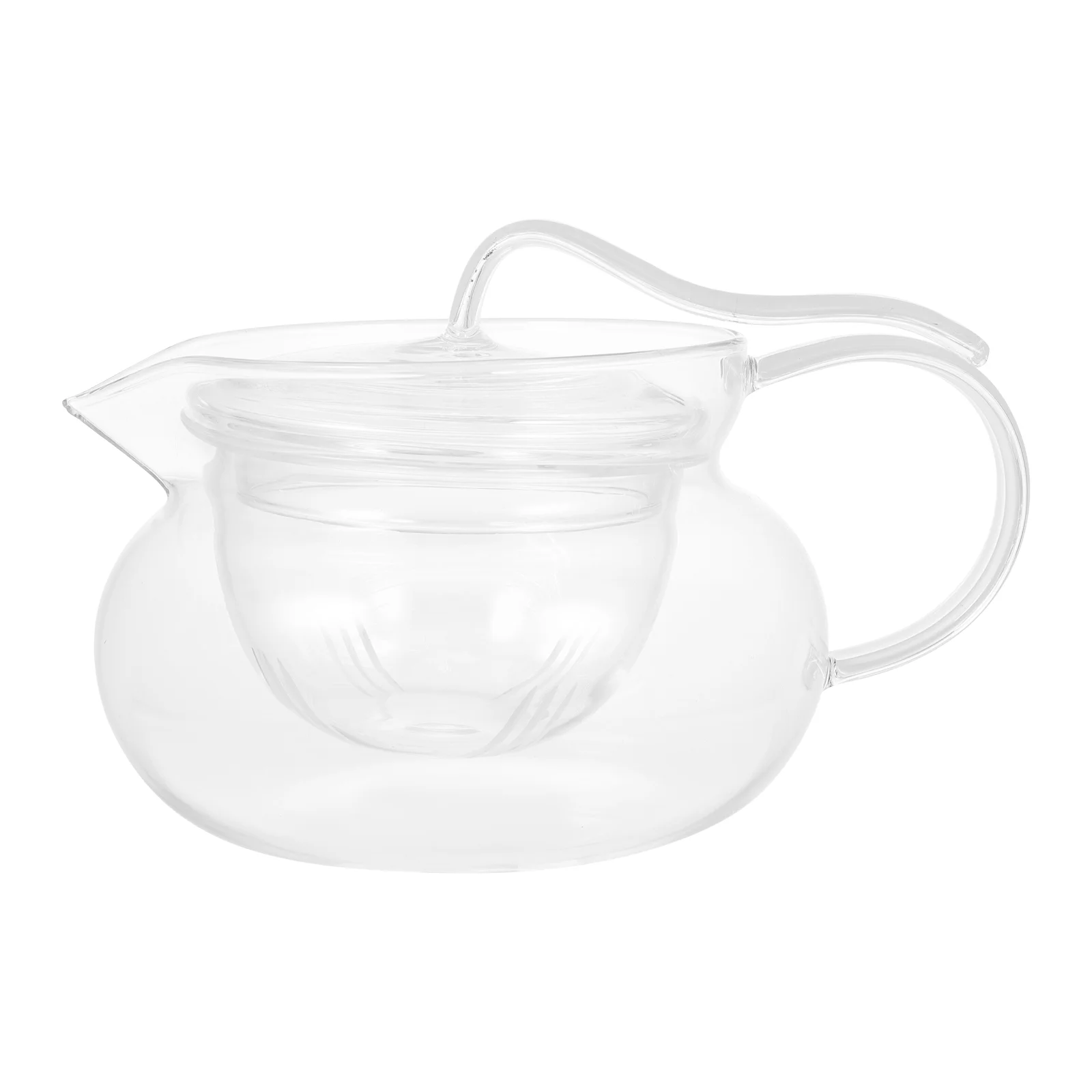 

Transparent Glass Teapot Decorative Tea Holder Heat-Resistant Tea Maker