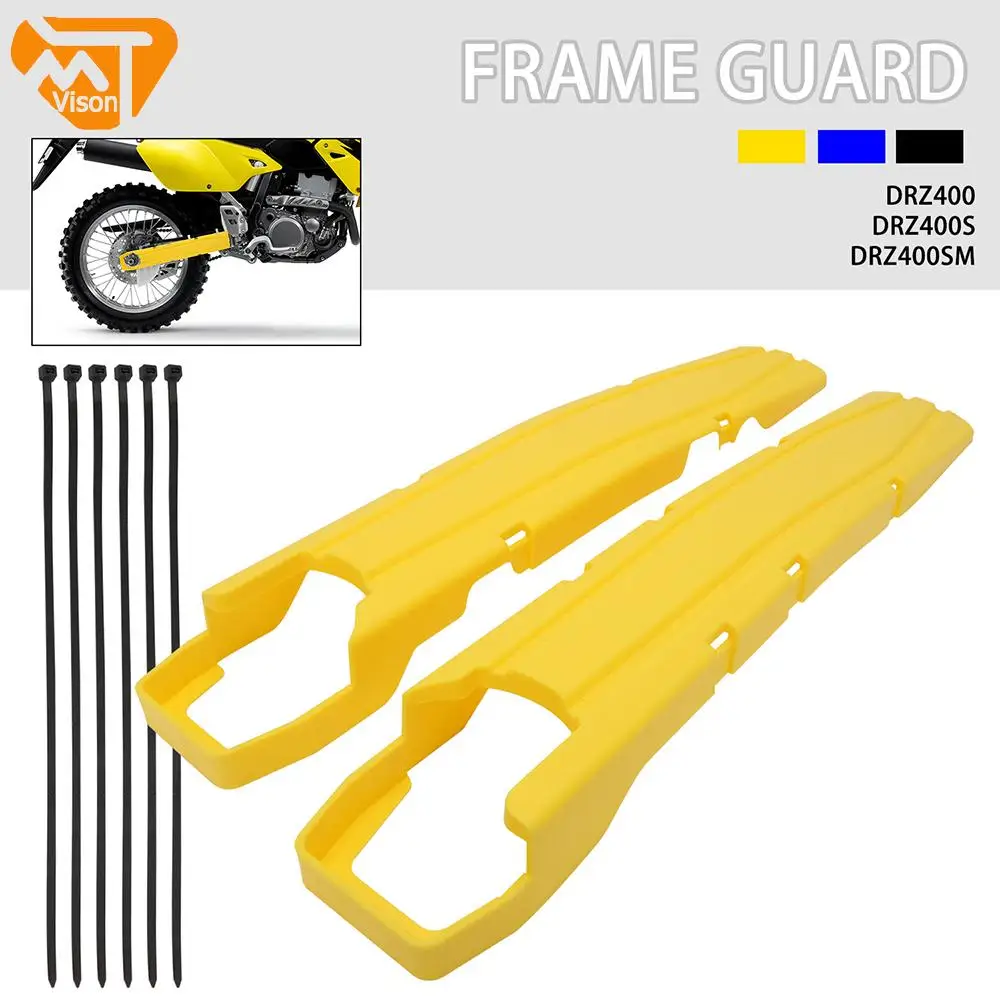 

Motorcycle Swingarm Swing Arm Fork Bottom Shoe Frame Cover Protector Guard Kit For SUZUKI DRZ400 DRZ400E DRZ400S