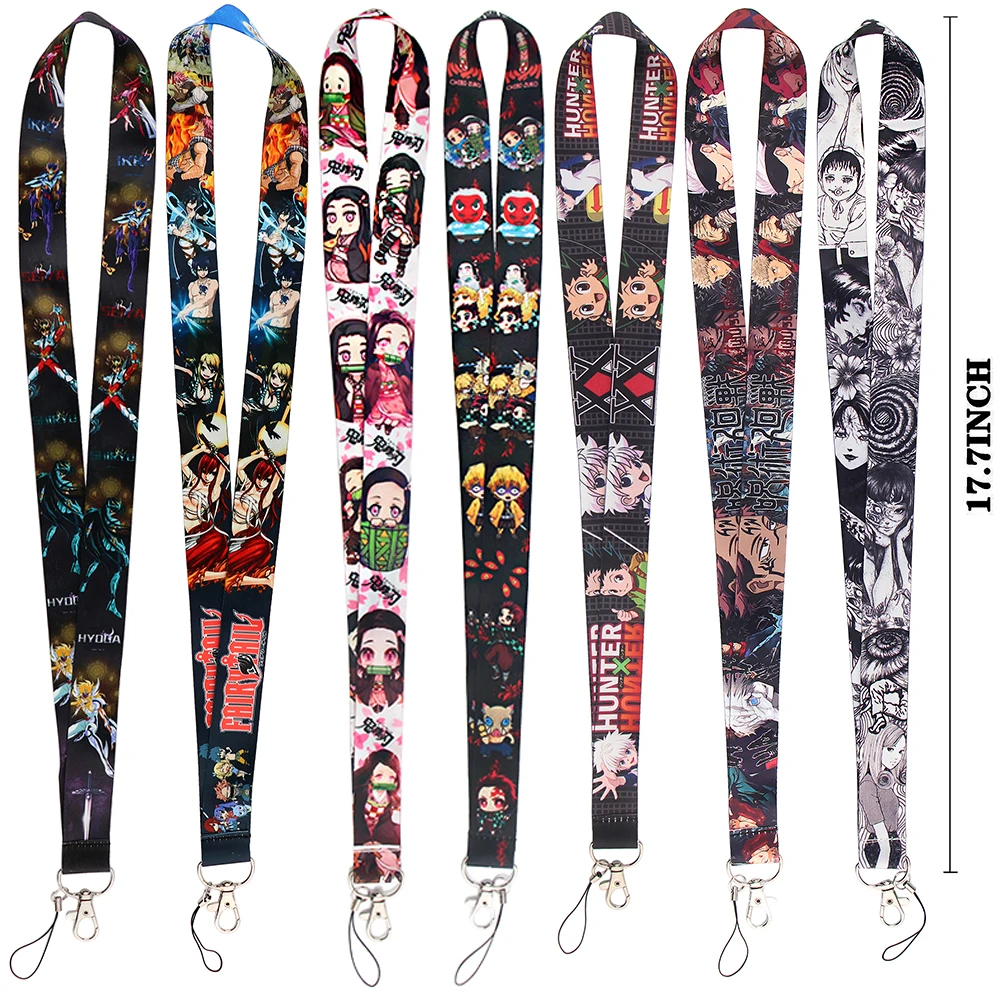 YQ911 оптовая продажа шнурок для ключей из аниме Мультяшные ремешки телефона