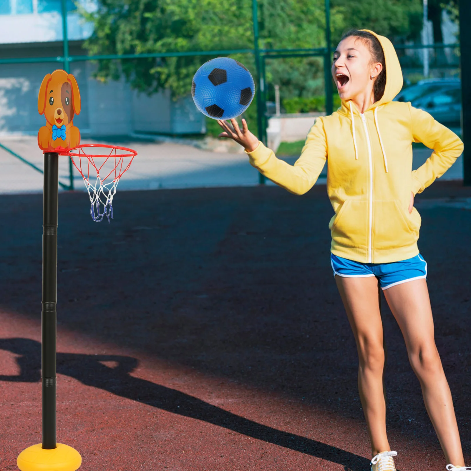 

1 Set Funny Basketball Hoops Set Game Basketball Board Frame Toys