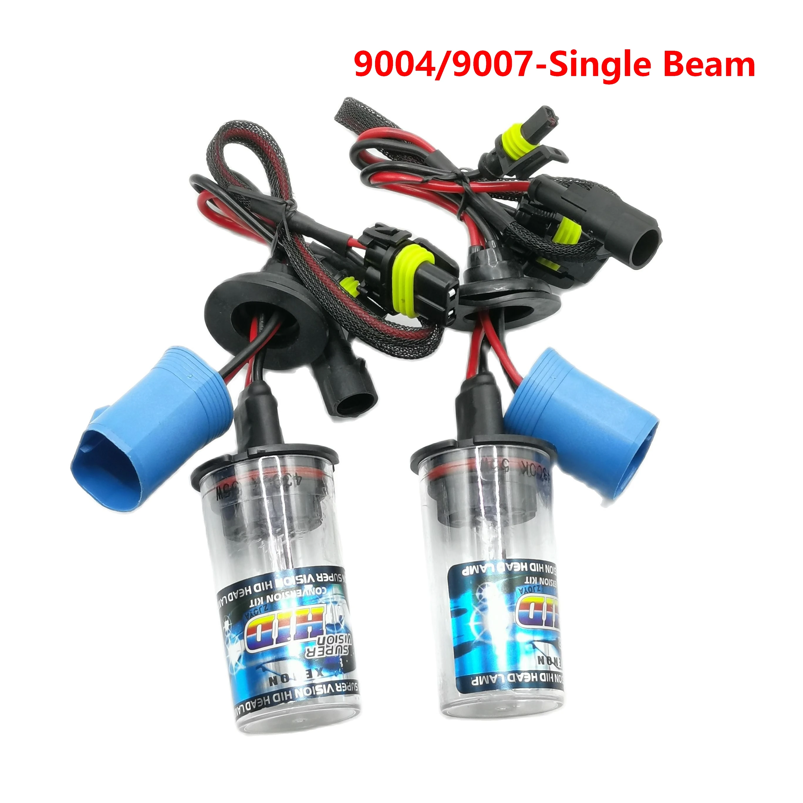 

2PCS 35W55W 9004 9007 h13 Single Xenon Bulbs 4300K 6000K For Promotion 12V24V AC Cars HID Headlamps
