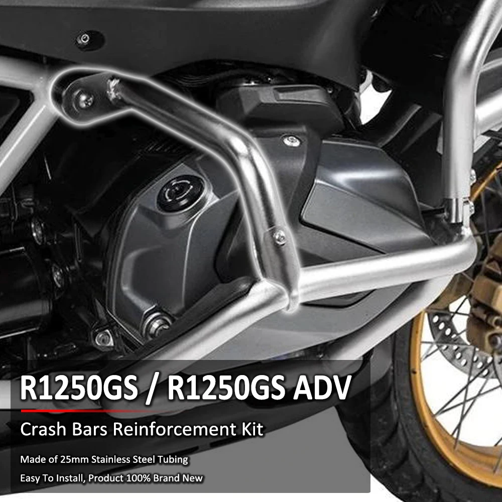 Motorcycle Engine Crash Bar Bumper Frame Protection Reinforcements Bar Kit For BMW R1250GS R 1250 GS GSA R1250GSA  Adventure ADV