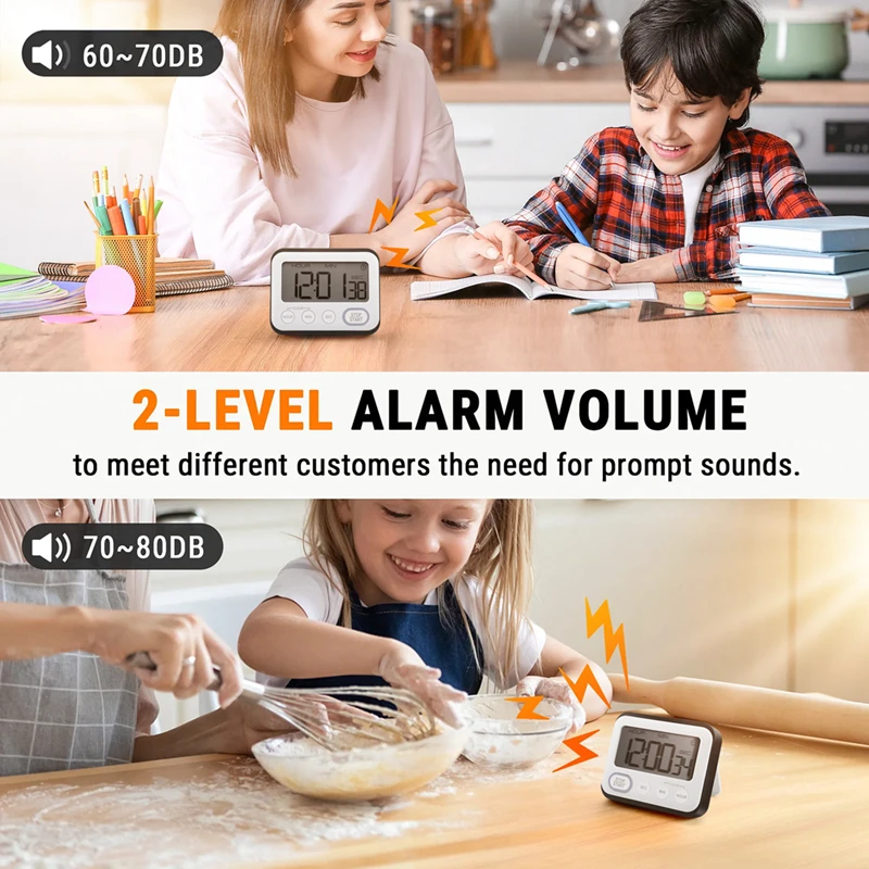 Цифровой кухонный таймер обратного отсчета: счетчик для учителей большой