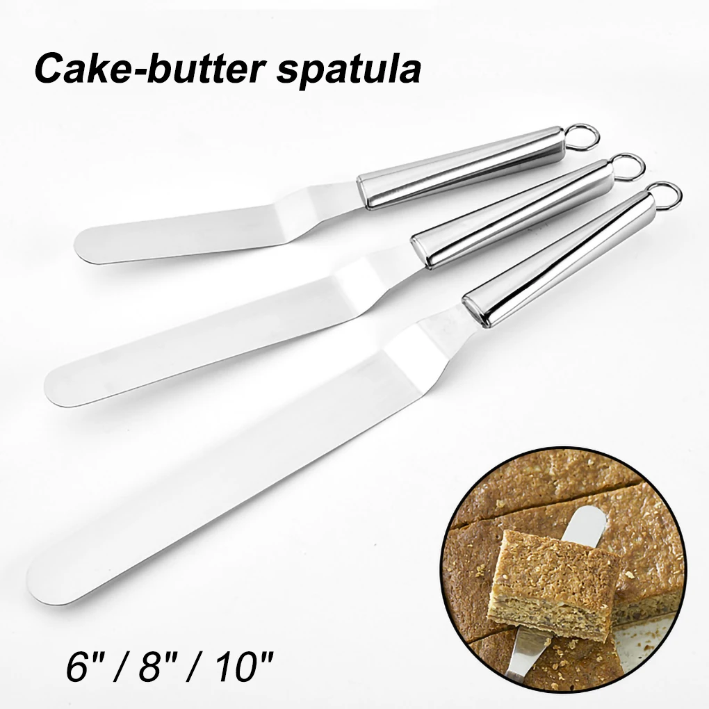 

Kitchen Gadgets Kitchen Accessories Cake Decorating Tools Stainless Steel Baking&Pastry Tools Portable Cream Spatula Cake Butter