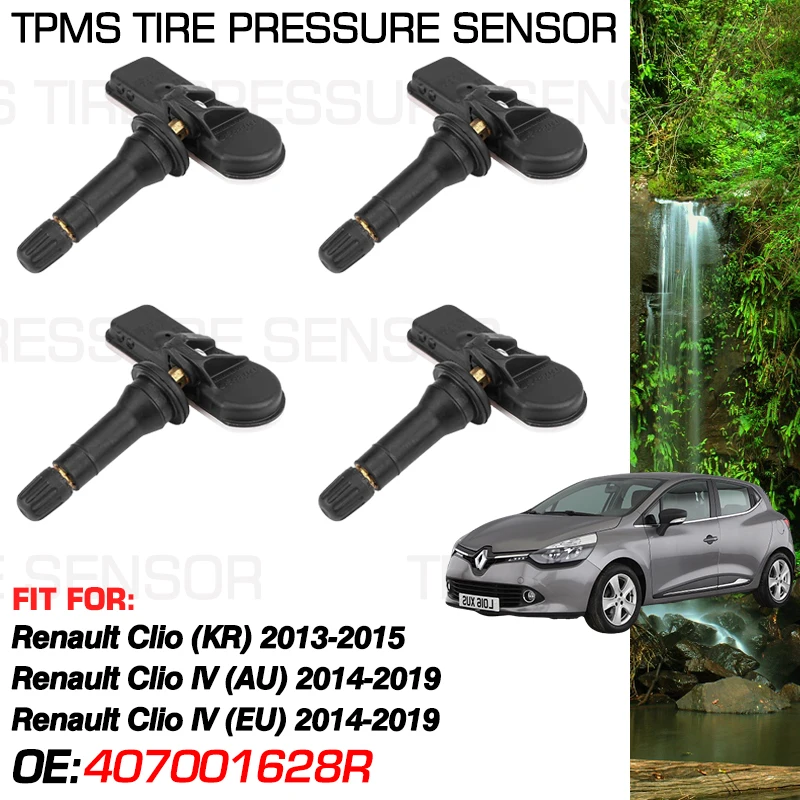 Система контроля давления в шинах 407001628R 407704CB0A для Renault Clio IV Lutecia Generation 2013-2019 433 МГц