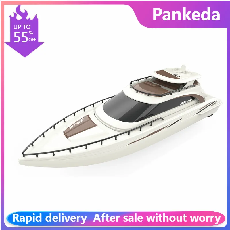 

H139 H159 2.4G RC Boat Mini Remote Control Boat 1/28 Scale Dual Motor 15KM/H Fast Speed Electric Water RC Speedboat Boy Toy Gift