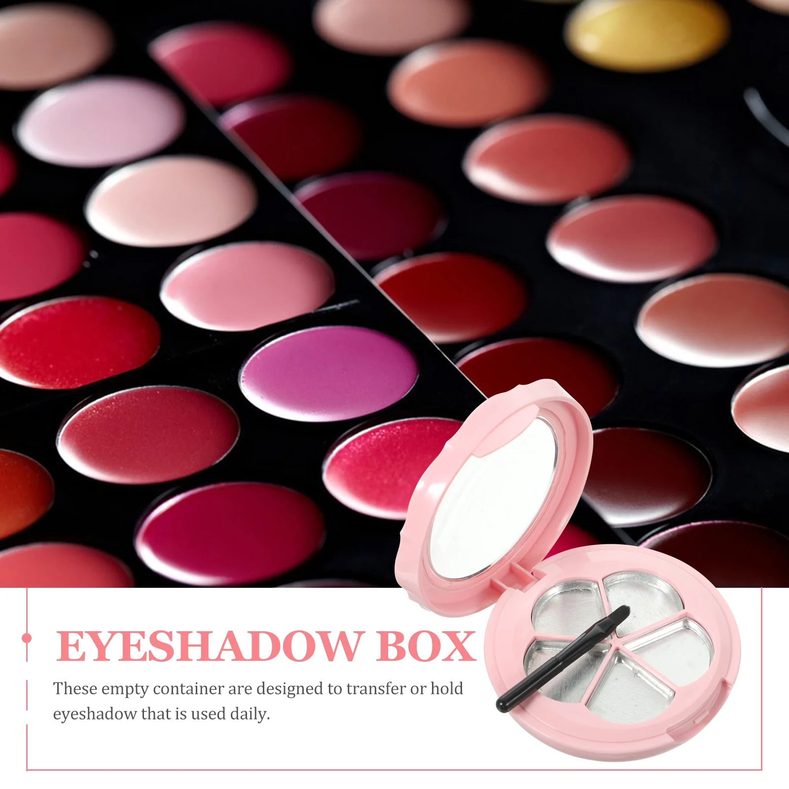 2 комплекта румян для щек коробка губной помады контейнер сделай сам