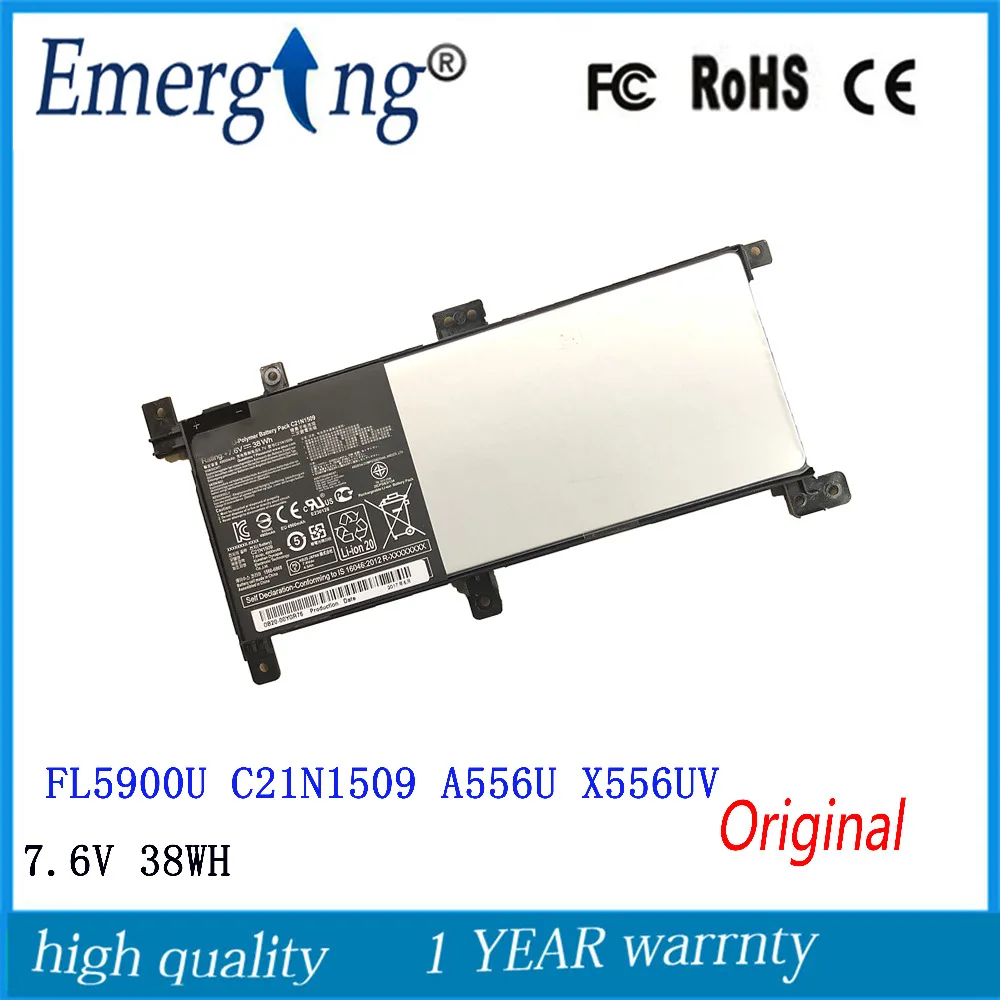 7,6 в 38 Втч Оригинальный Новый планшетофон C21N1509 X Series X556UA X556UB X556UF X556UJ X556UQ X556UR X556UV