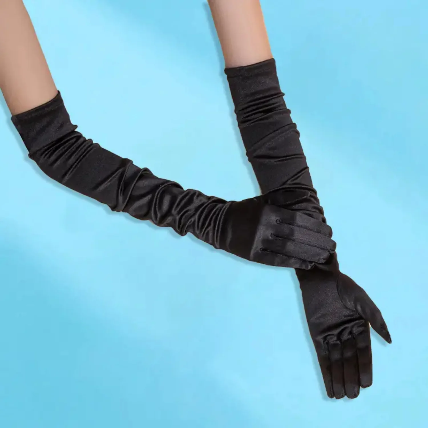 Сплошной цвет перчатки средней длины полиэстер аэрографo para maquillaje Hena краска для