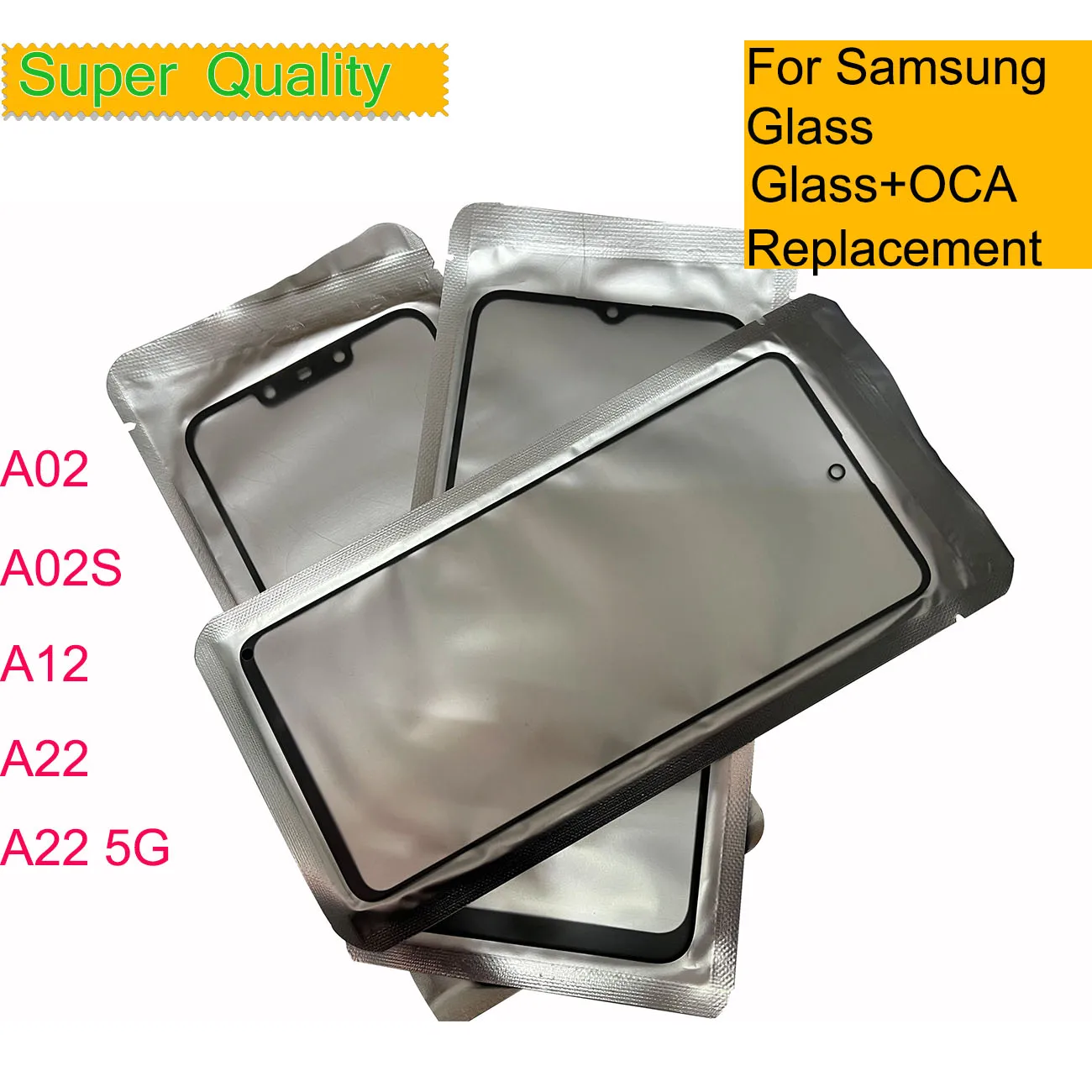 10 шт./партия сенсорная панель для Samsung Galaxy A02 A02S A12 A22 4G