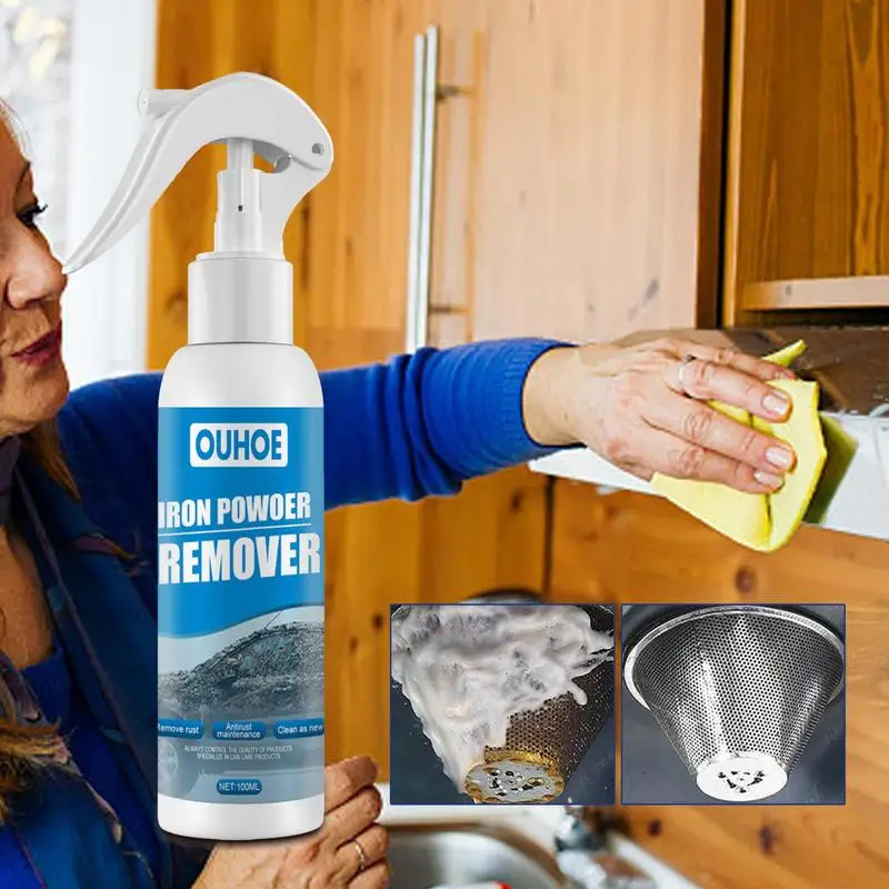 

Car Rust Removal Spray Multi-Purpose Chassis Rust Converter Repair Protect Iron Metal Surfaces Maintenance Clean Restore Wheels