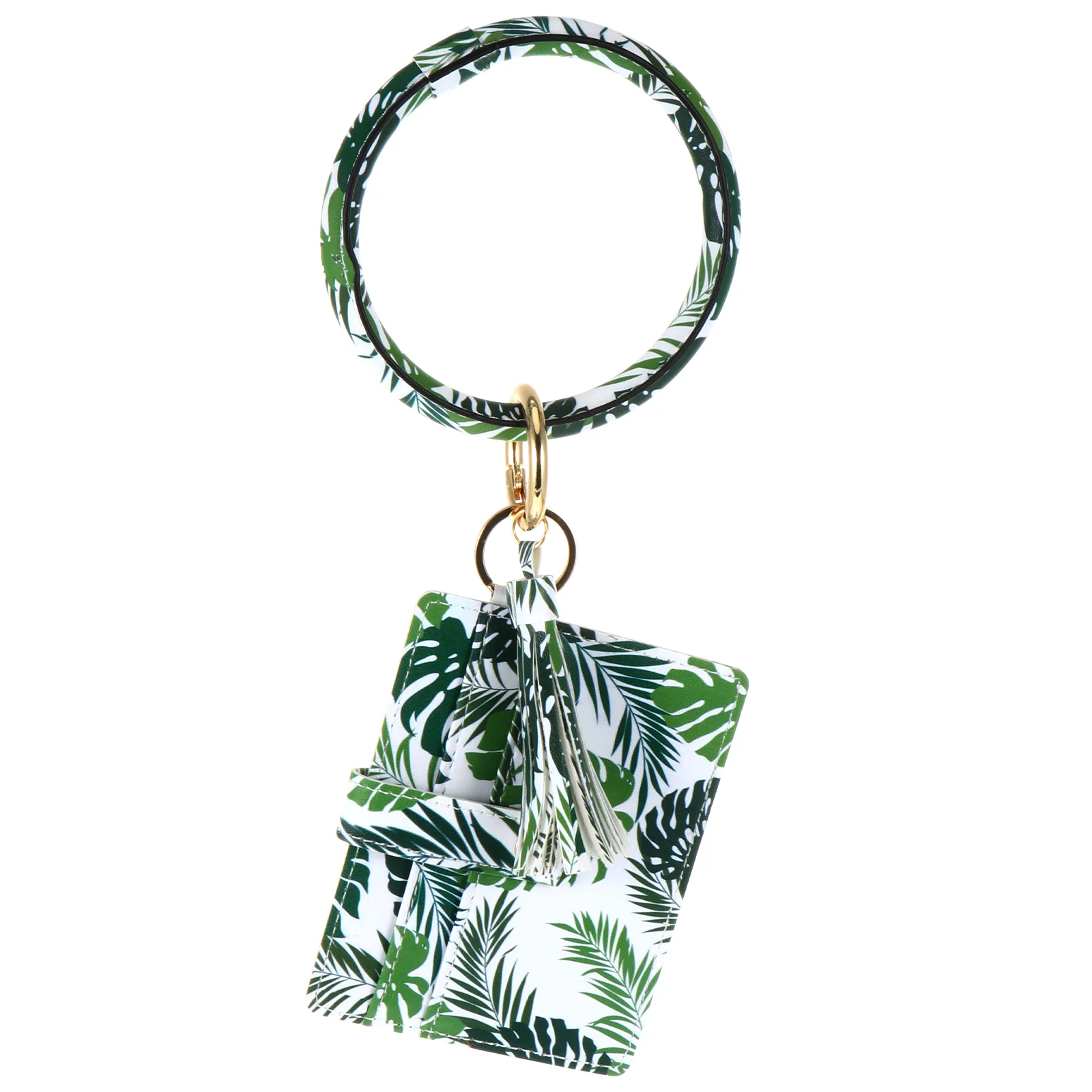 

Fashion Wristlet Keychain Leather Bracelet Keyring Bag Hanging Decoration