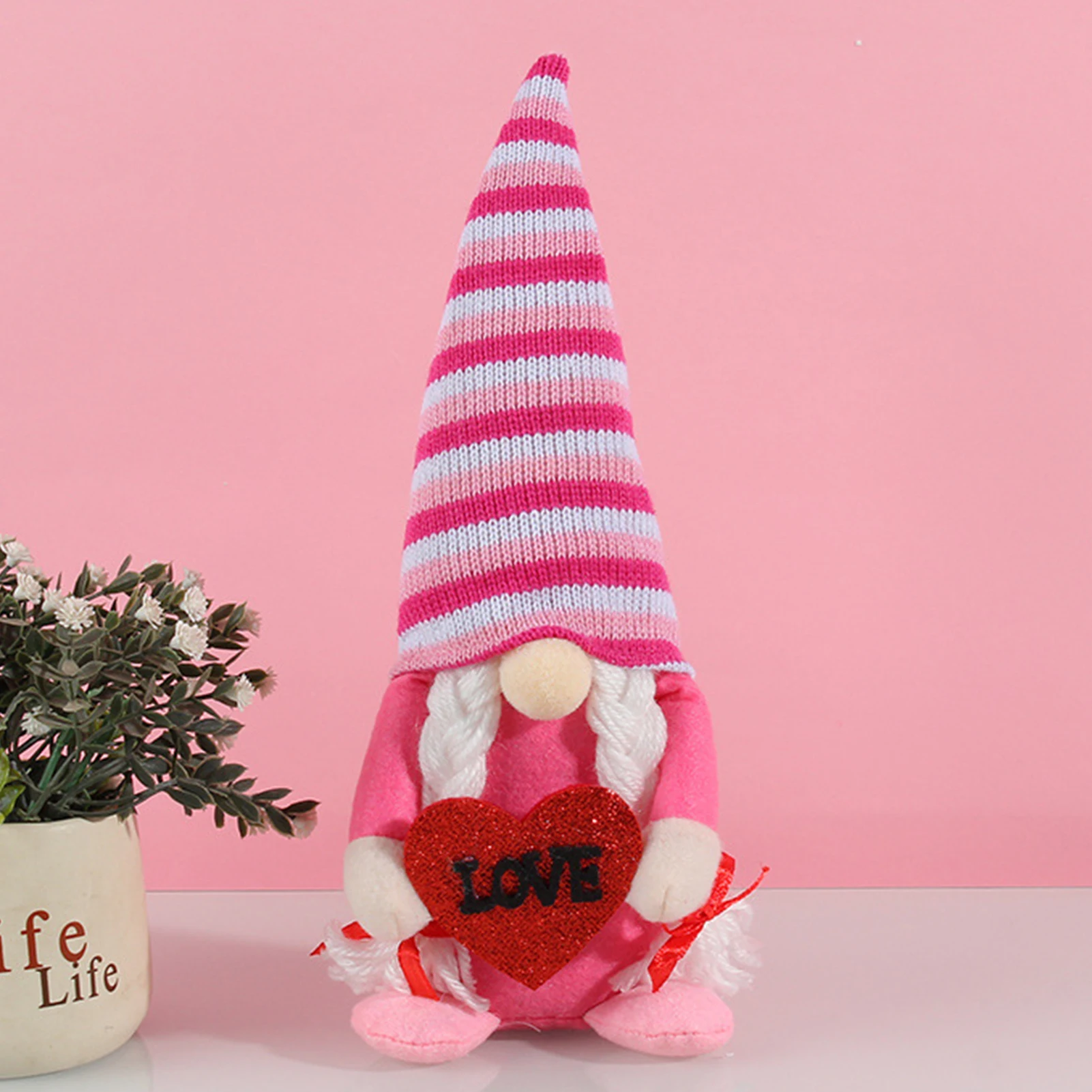 

Очаровательная игрушка без лица на День святого Валентина, многофункциональная плюшевая кукла, украшение для женщин и девочек