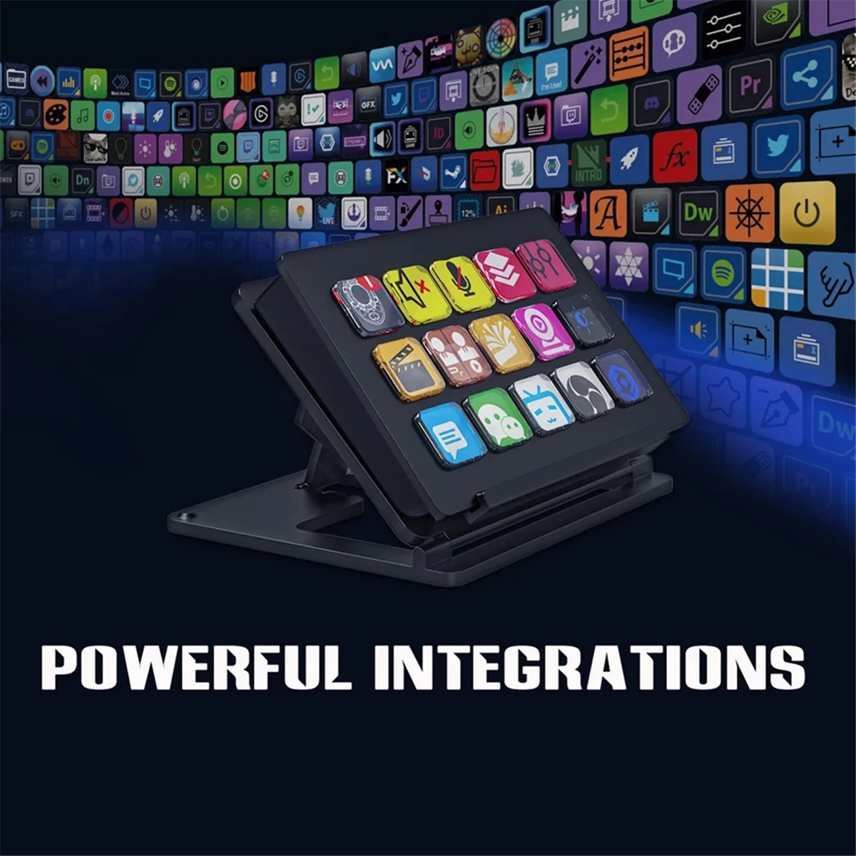 ЖК-клавиатура на заказ 15-клавишный триггер приложение программное обеспечение