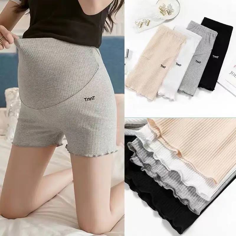

New Summer Thin Ice Cotton Maternity Legging Seamless Belly Pants Clothes for Pregnant Women Pregnancy Shorts Hot Underpants