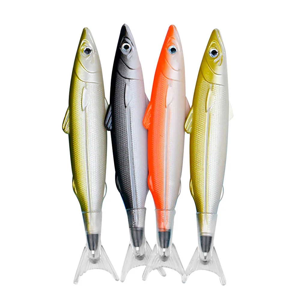 

Bulk Gifts Stationary Gifts 4Pcs Fish Pens Fish Ballpoint Pens Novelty Pens Gifts Fishing Party Favors Office Supplies
