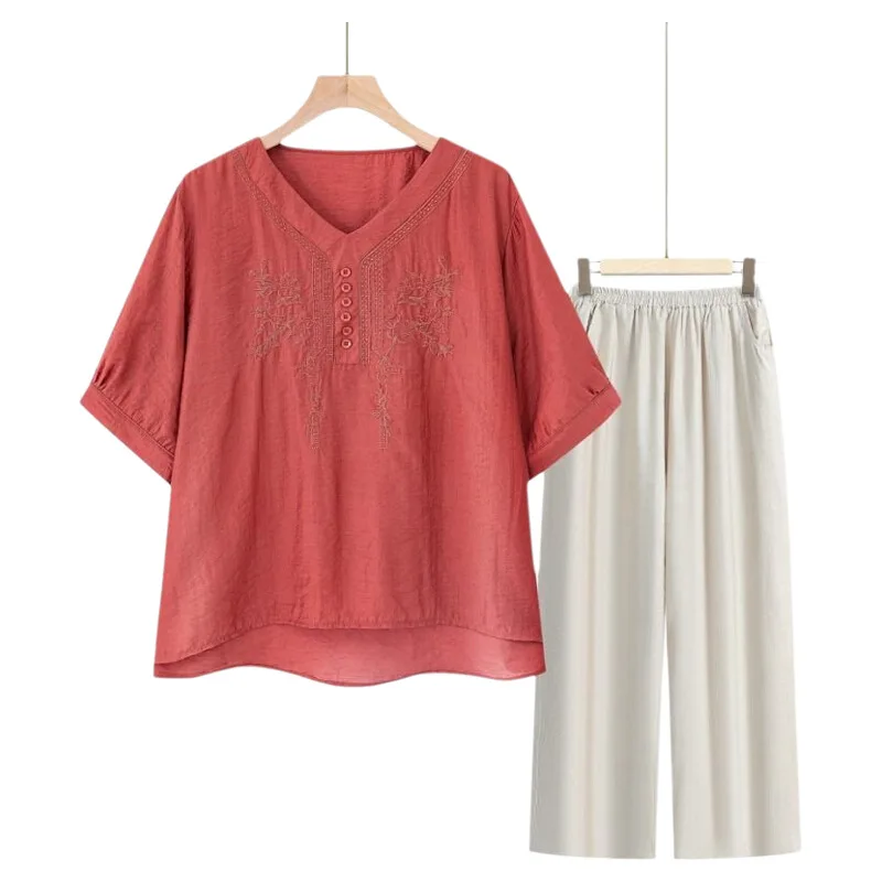 Костюм гастродия Элата для женщин среднего возраста свободная дышащая вышивка с