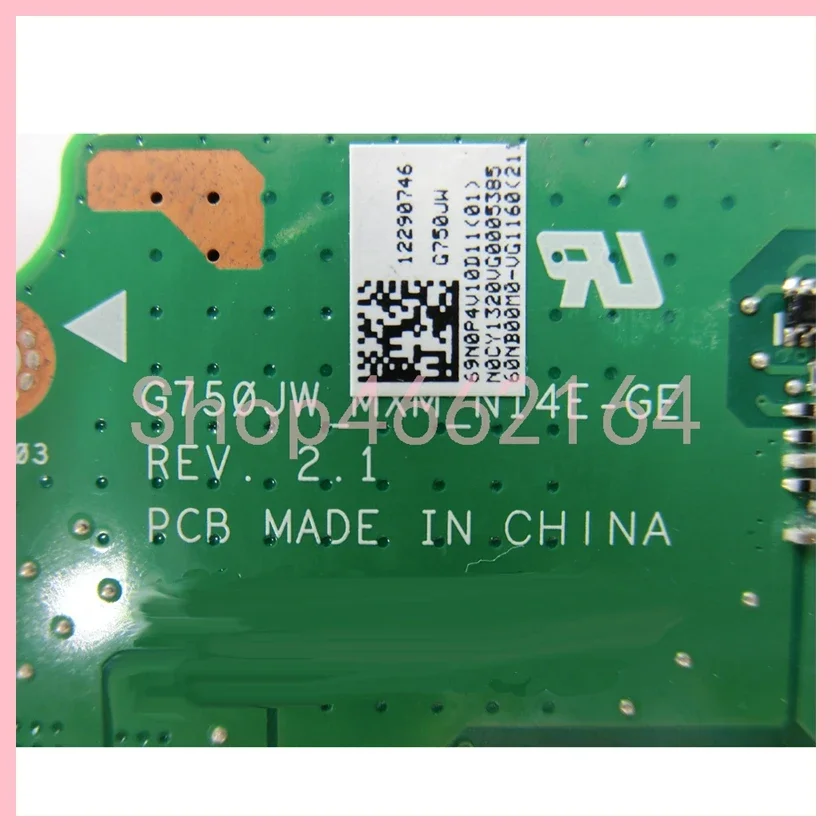 Графическая карта G750JW N14E-GE-A1 VGA для ноутбуков ASUS ROG G750JX G750J G750JH