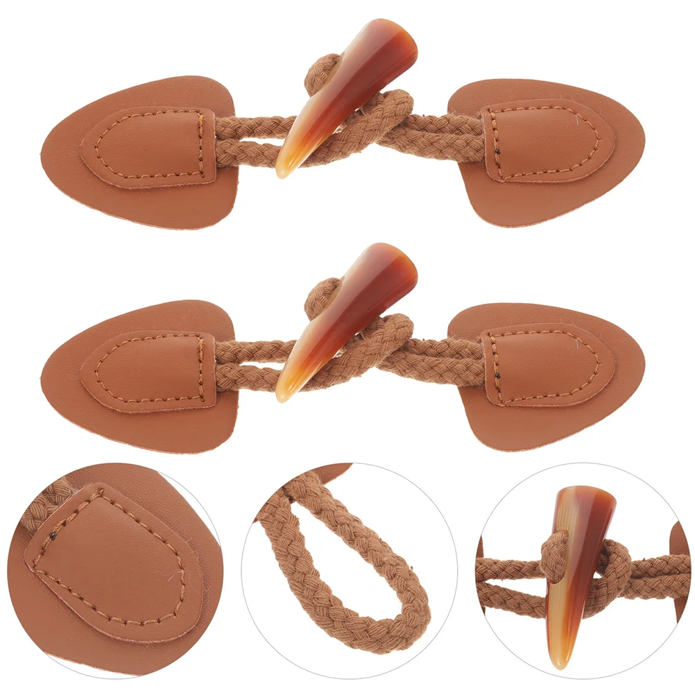 2 шт. пуговицы куртка рог шитье вязание пришивные застежки застежка для одежды из