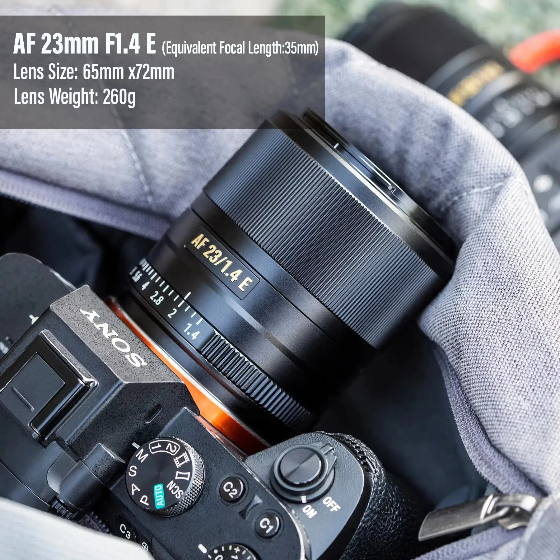 Объектив VILTROX 13 мм 23 33 56 F1.4 с большой диафрагмой APS-C AF автофокусом для камеры Sony