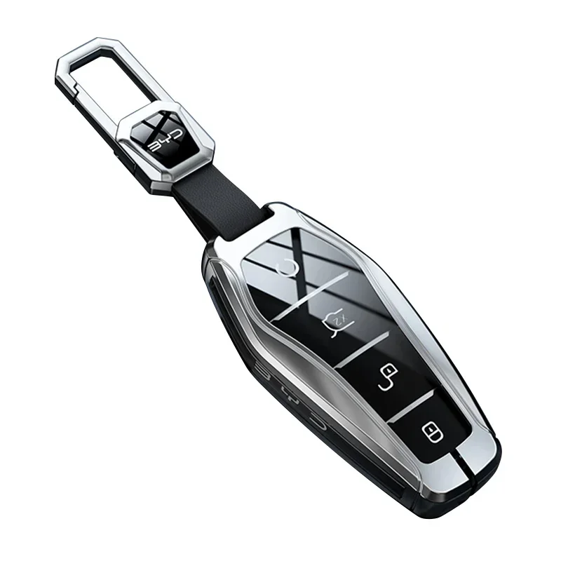Автомобильный чехол для ключей из цинкового сплава BYD Atto 3 Han EV Dolphin прочный второй