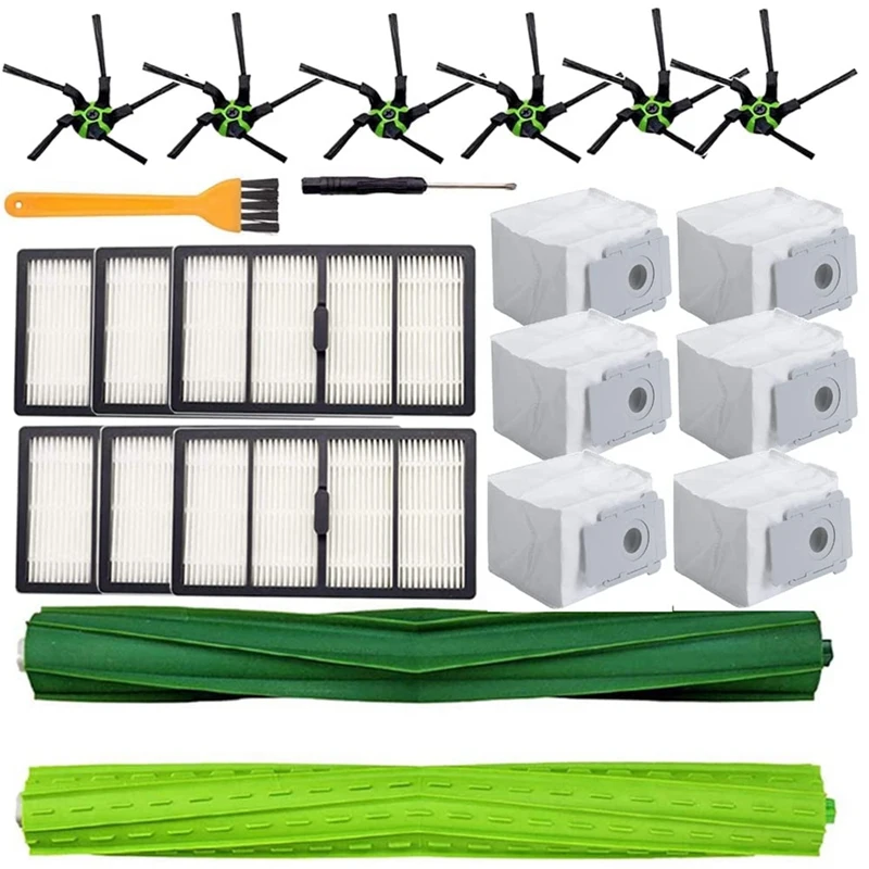 

Main Side Brush Filter And Dust Bag Replacement Parts Kits For Irobot Roomba S9(9150),S9+(9550) Robotic Vacuum Cleaner