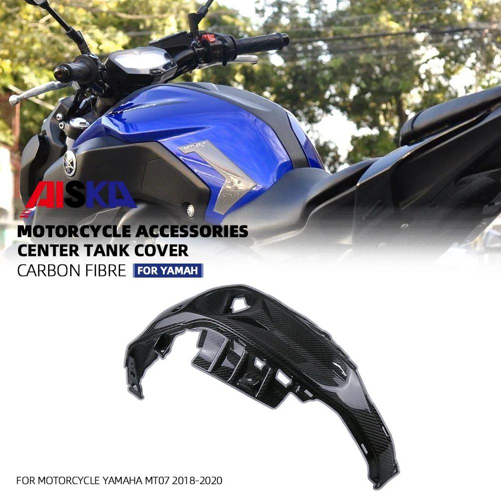 

Dry Carbon Fiber Motorcycle Modified Center Tank Cover Panel Kits For Yamaha MT07 MT-07 2018 2019 2020 2021 2022