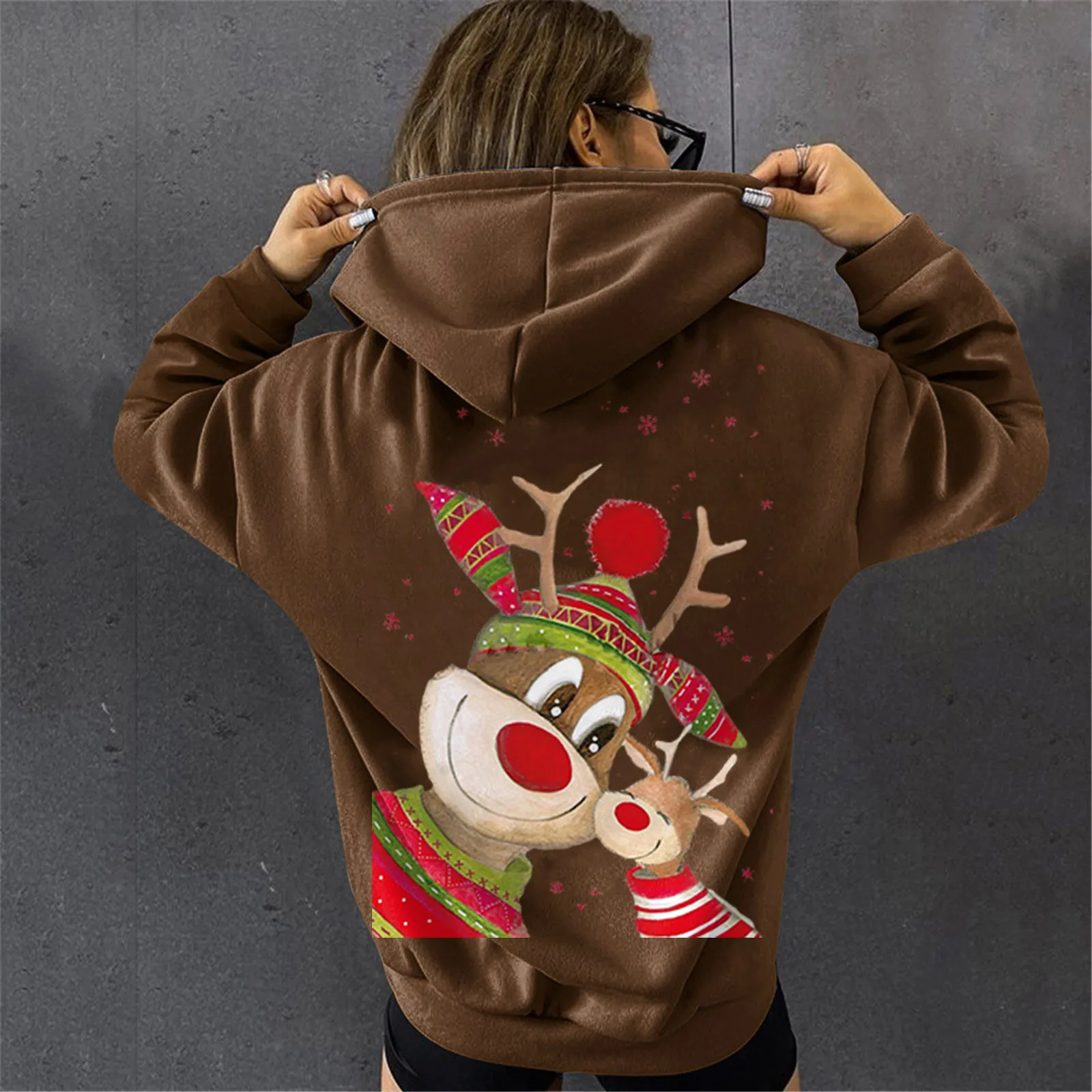 

Sweatshirt with Pocket Zip Hoodies for Women Womens Christmas Sweatshirt Loose Special Womens Tunic Cardigans Women Swear Shirts