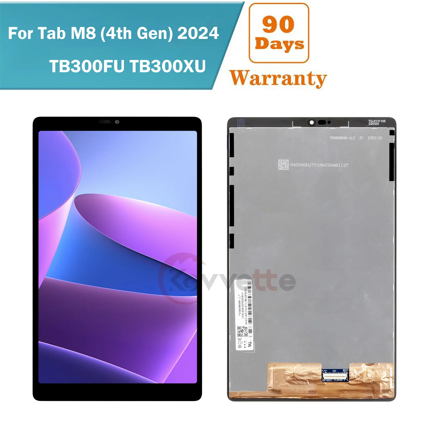 Фото 8-дюймовый ЖК-дисплей для Lenovo Tab M8 (4-го поколения) TB301FU TB300XU TB300FU, дигитайзер сенсорного экрана, запасные части №1