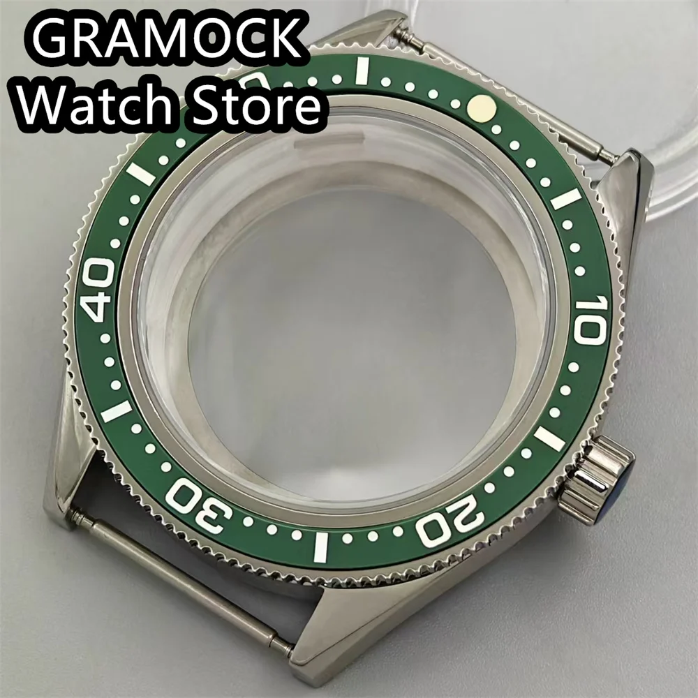 Корпус Часов GRAMOCK 41 5 Мм С Куполом Сапфировым Стеклом Нержавеющая Сталь