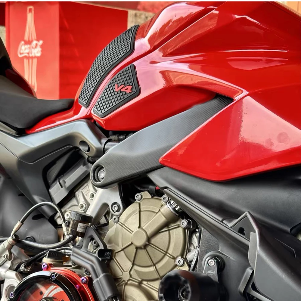 Фото Для Ducati Panigale V4 V4S Streetfighter V4 2018-2023 рама мотоцикла, боковая крышка, защитный комплект, обтекатель №1