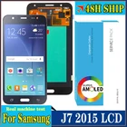 100% Оригинальный Amoled 5,5 ''дисплей для Samsung Galaxy J7 2015 J700 J700F Полный ЖК сенсорный экран дигитайзер в сборе запасные части