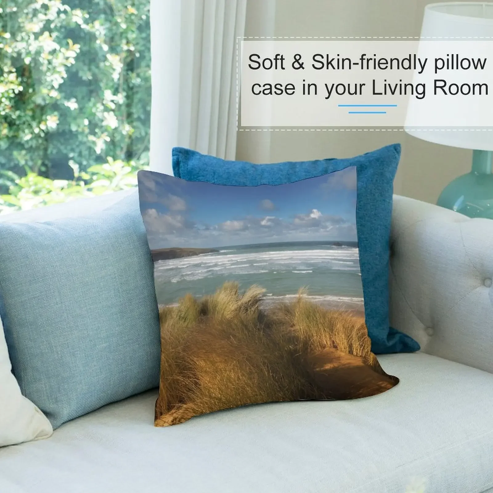 Подушка Crantock Bay Cornwall декоративная подушка для дивана