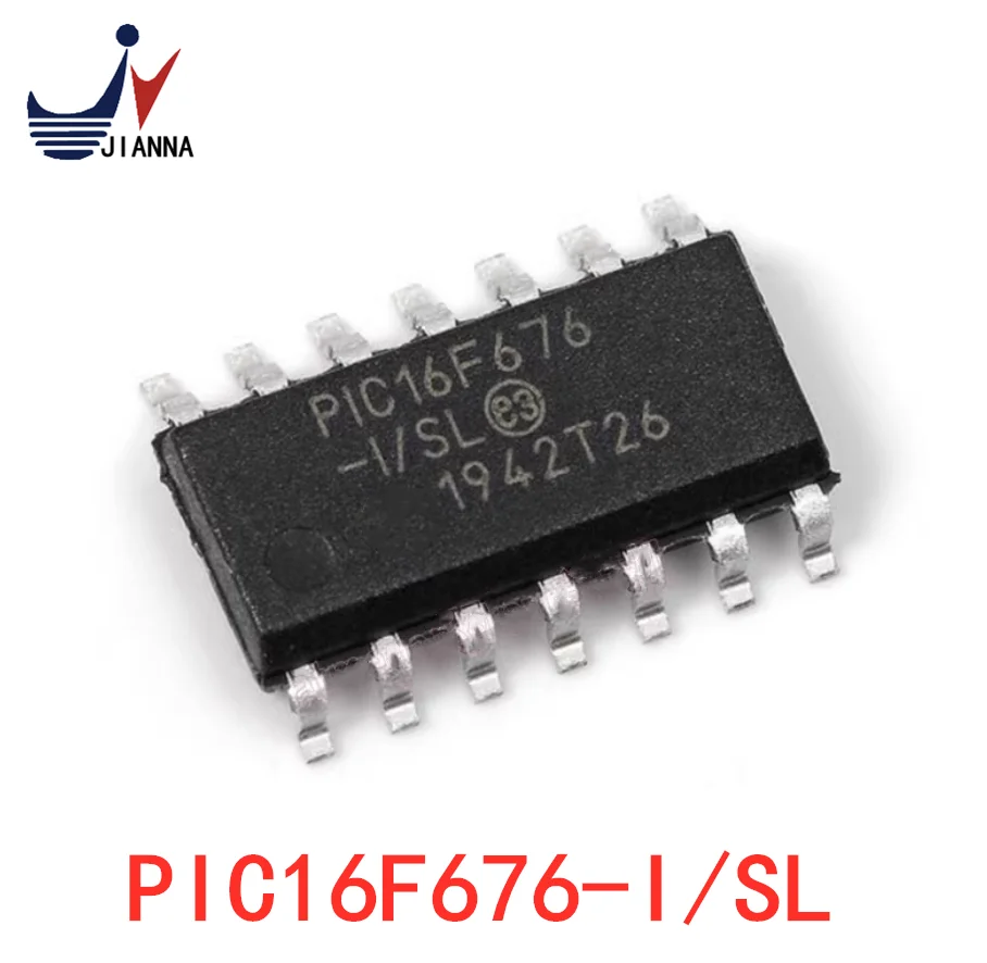 

Pic16f676-i /SL package SOP14 PIC16F676 microcontroller IC chip patch