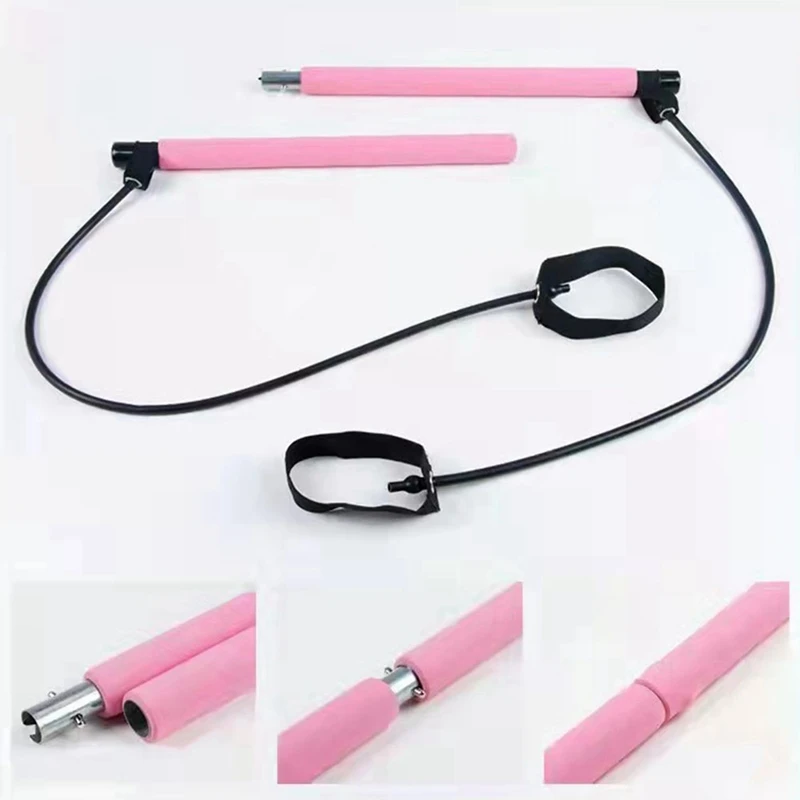 Yoga Pull Rods Stretch Pilates Stick Home Training Tensor Equipment Multifunctional Fitness