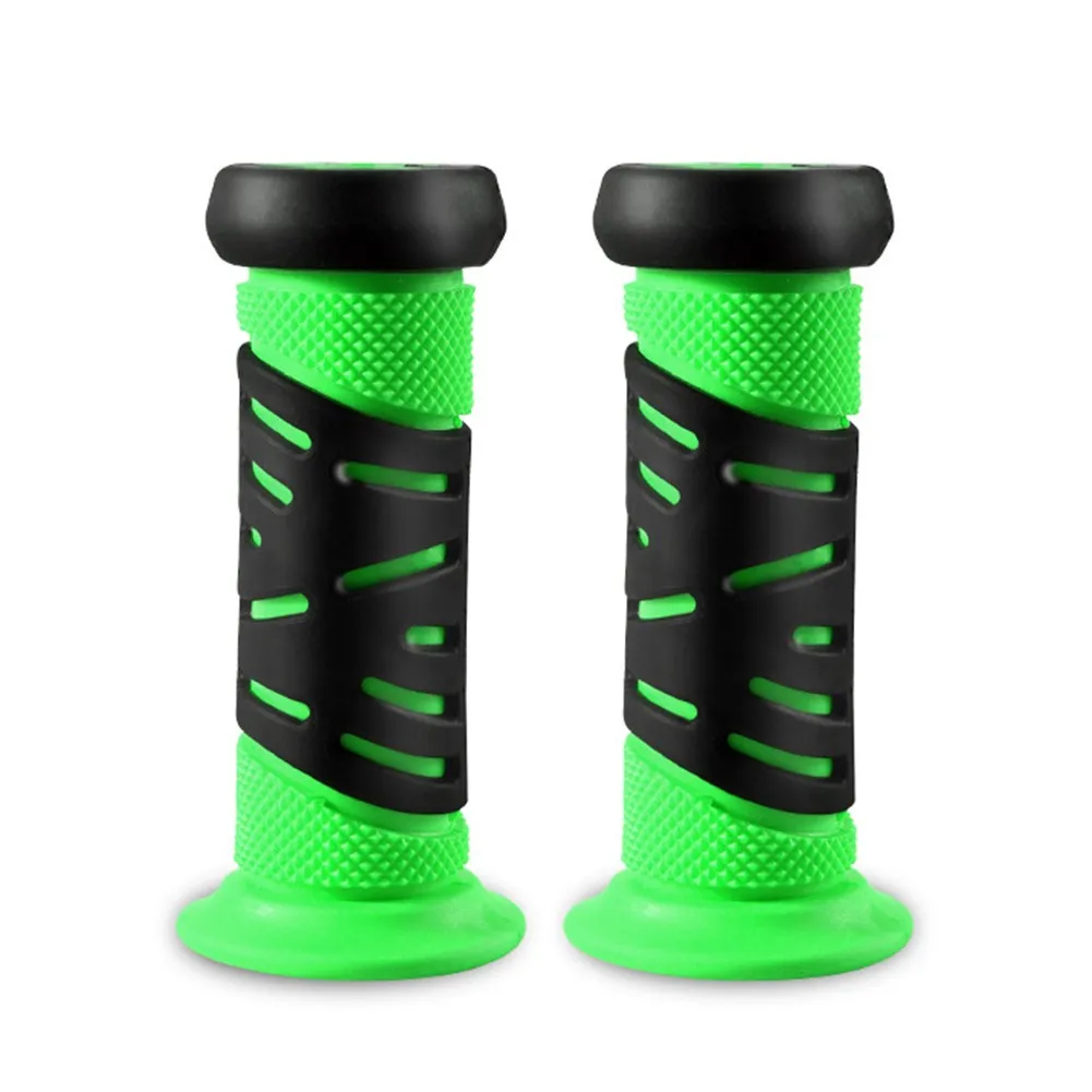 1Pair Rubber Bike Bicycle Handle Bar Grips Anti-slip Waterproof Tricycle Scooter Handlebar For Kids Children Cycling Handle Bars images - 6