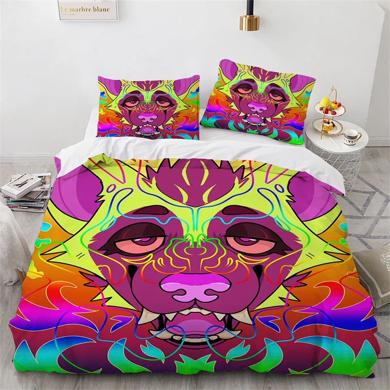 

Comforter Cover Queen For Teen Adults Bedroom Decor 3D Animal Duvet Cover Microfiber Wolf Fox Elk King Bedding Set Wild Animals