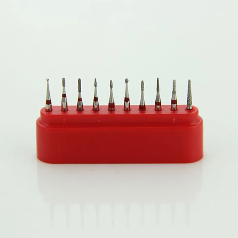 

10 шт., набор алмазных насадок для чистки зубов