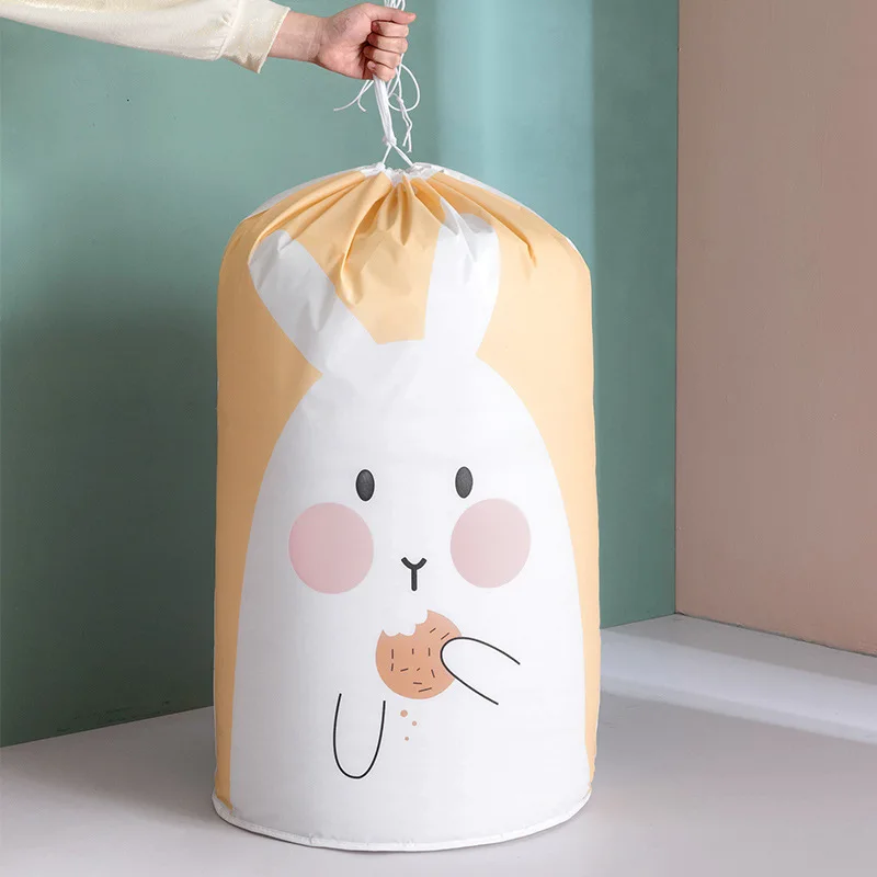 

Foldable Large Storage Bag Dustproof Waterproof Organizer Clothes Blanket Quilt Toy Shoes Containers Cartoon Travel Bags