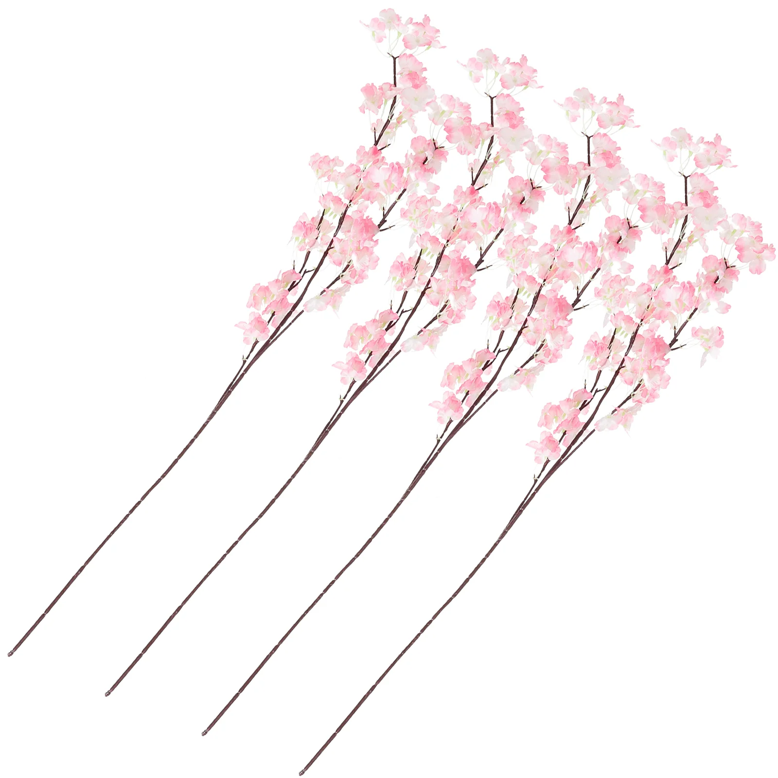 

Branches Artificial Faux Flowers Flower Stems Silk Vase Sakura Fake Decor Picks Branch Diy Cloth Spring Peach Stem Realistic