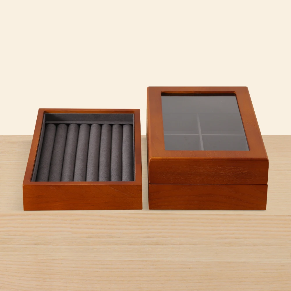 YinBeiNi органайзер для кольца ожерелья браслета деревянные украшения аксессуары