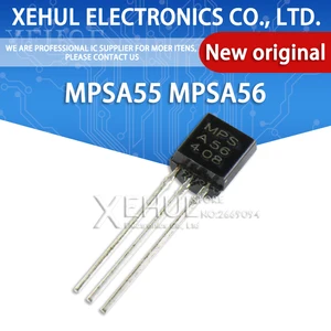 20/50/100pcs/lot MPSA55 A55 MPSA56 A56 transistor MPSA55 TO-92 Transistor